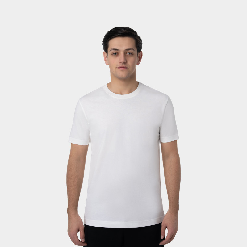 Տղամարդու բամբակյա շապիկ կլոր բացվածքով